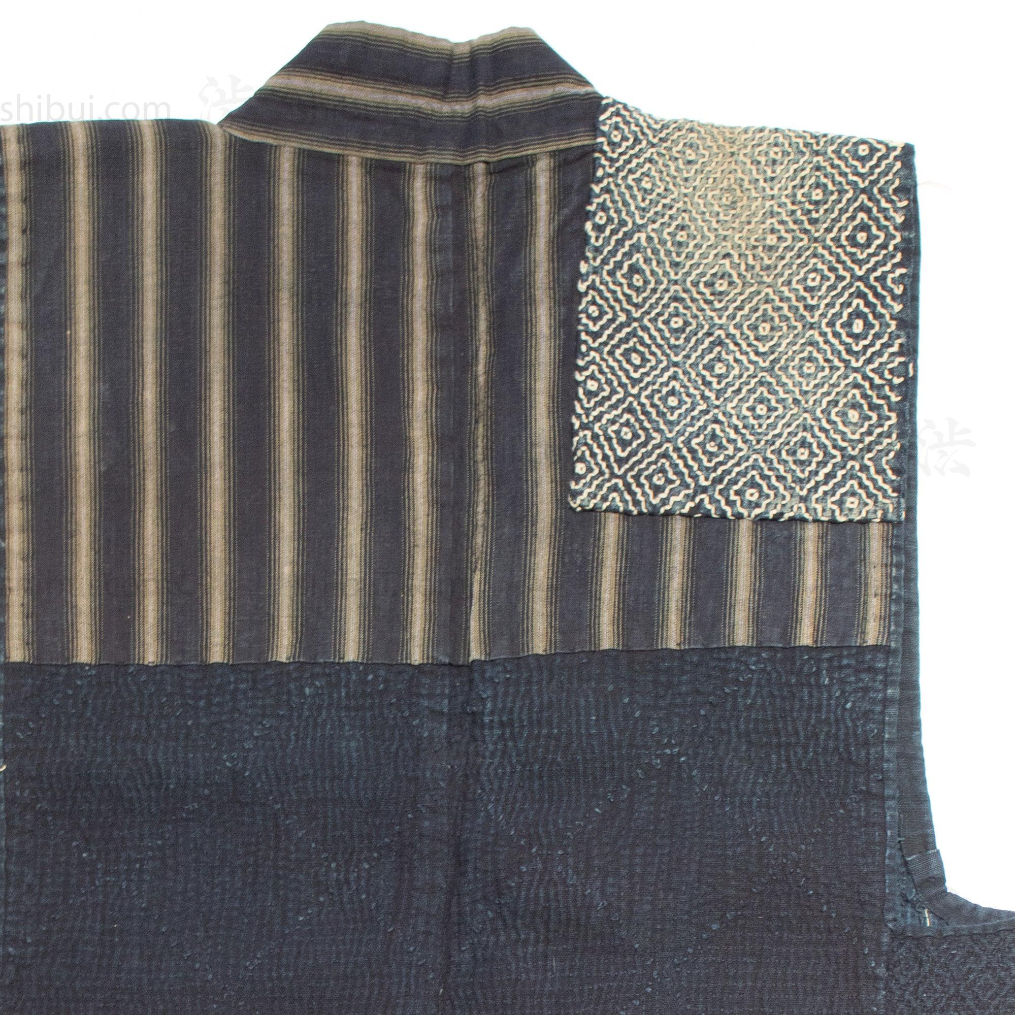 Sorihiki Banten - Boro and Sashiko Reinforced Indigo Dyed Workers Vest