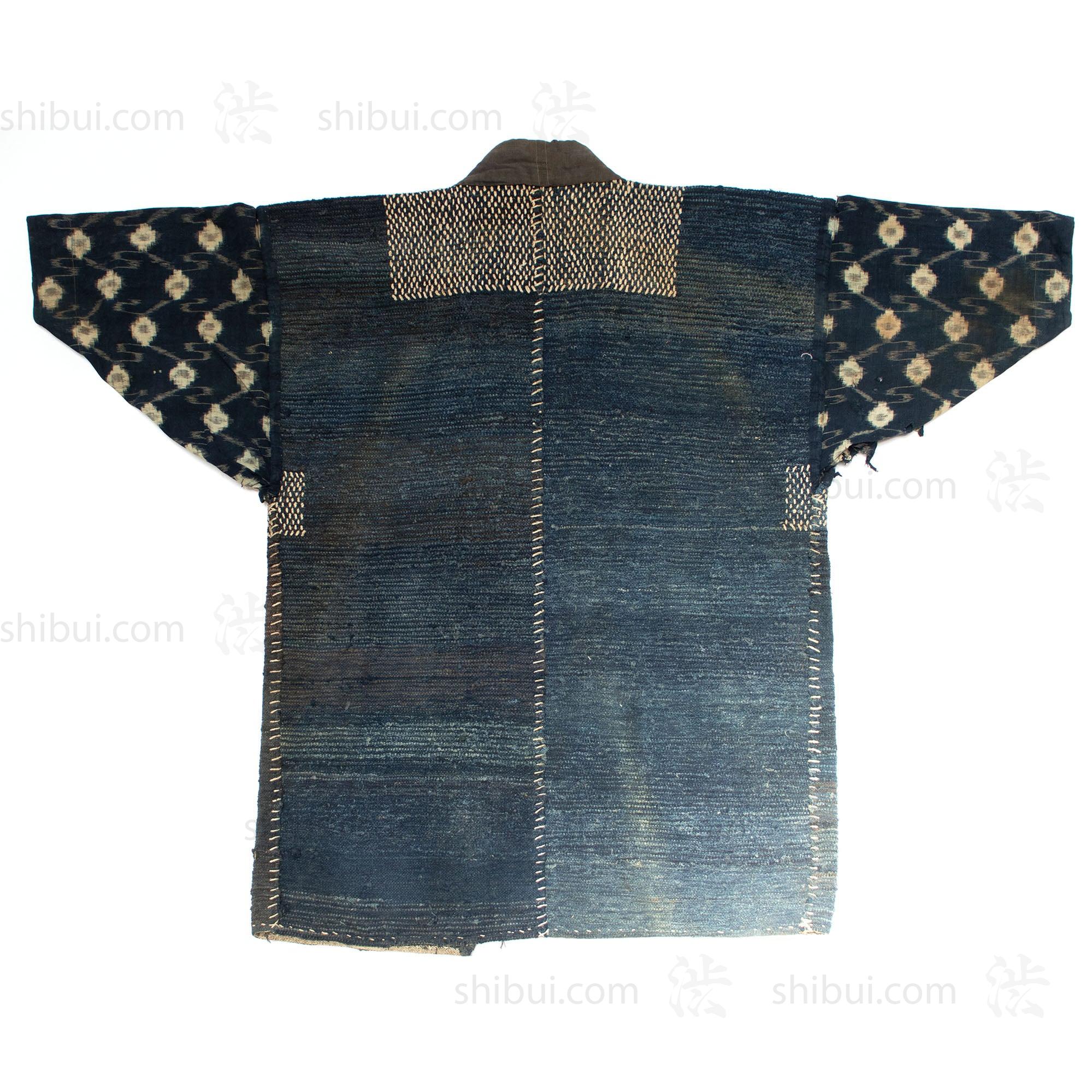 Sakiori and Sashiko Farmer's Coat | Japanese Traditional Textile Recycling