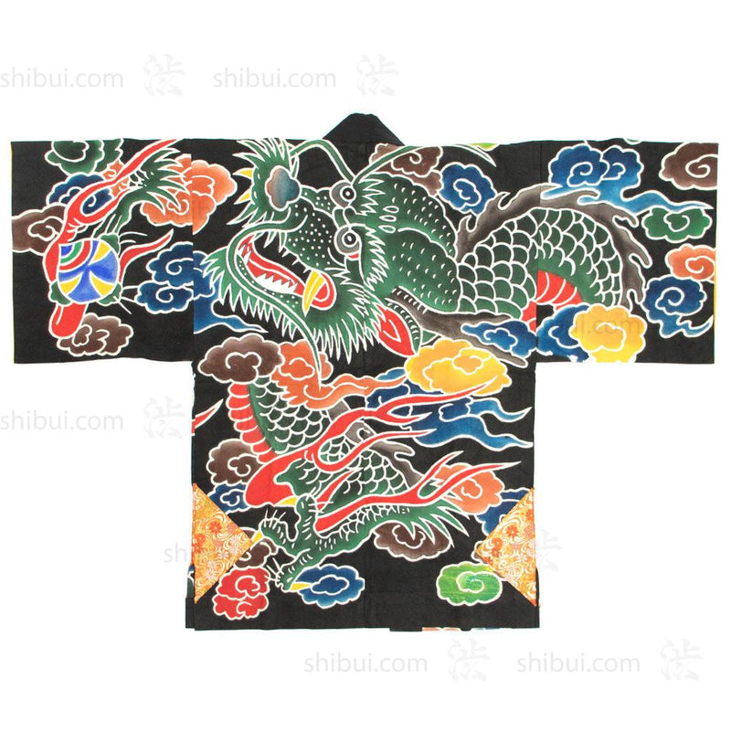 Matsuri Festival Coat with Dragon Motif