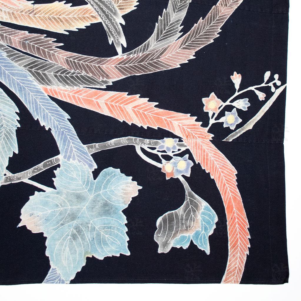 Indigo Tsutsugaki Phoenix Futon ji