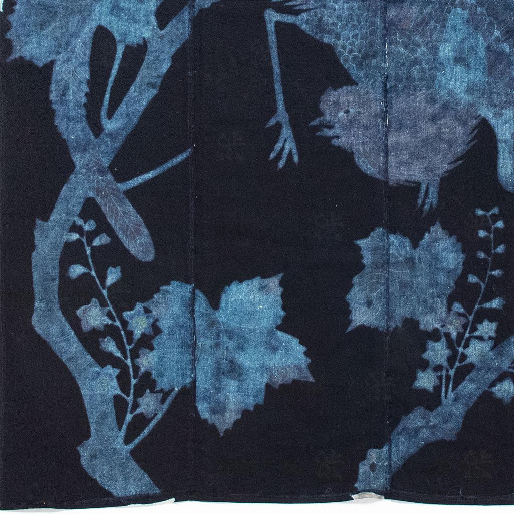 Indigo Tsutsugaki Phoenix Futon ji