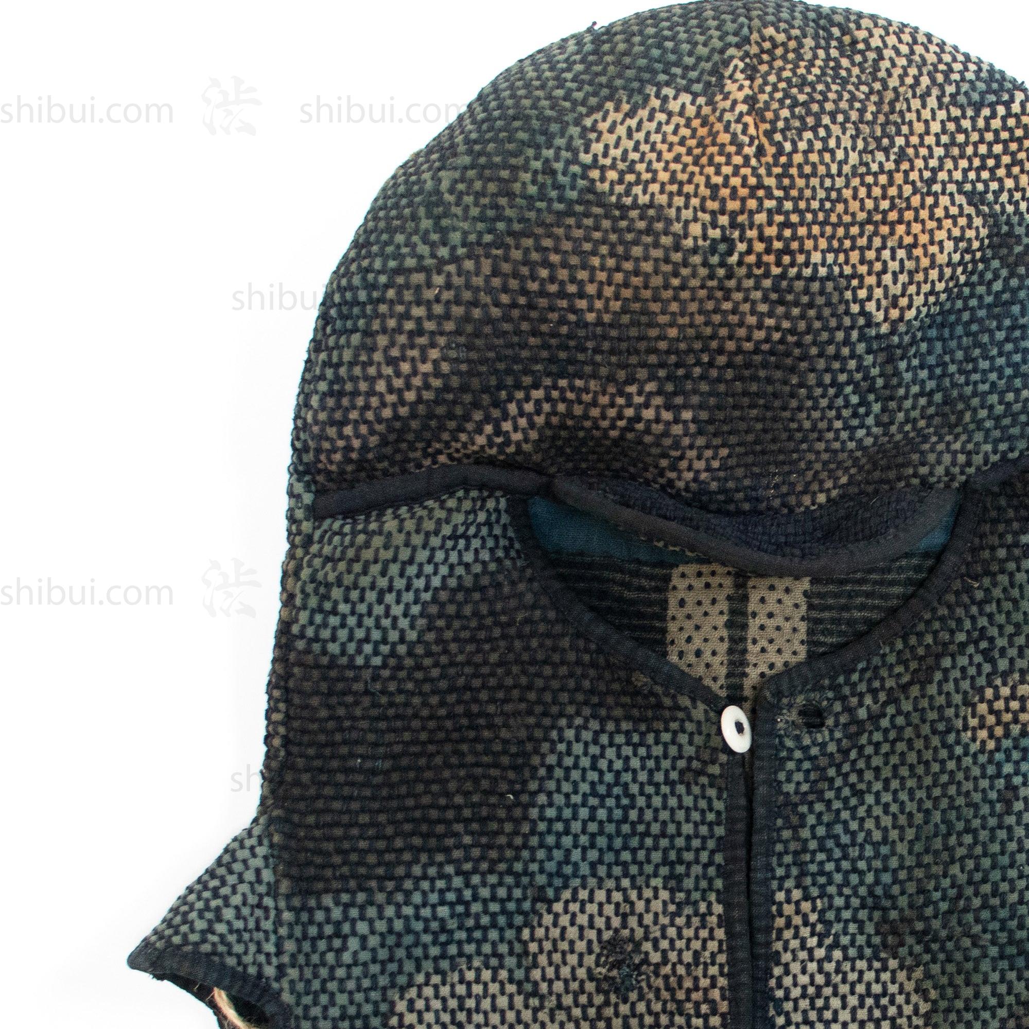 Beautiful Tsutsugaki and Sashiko Fireman's Hat