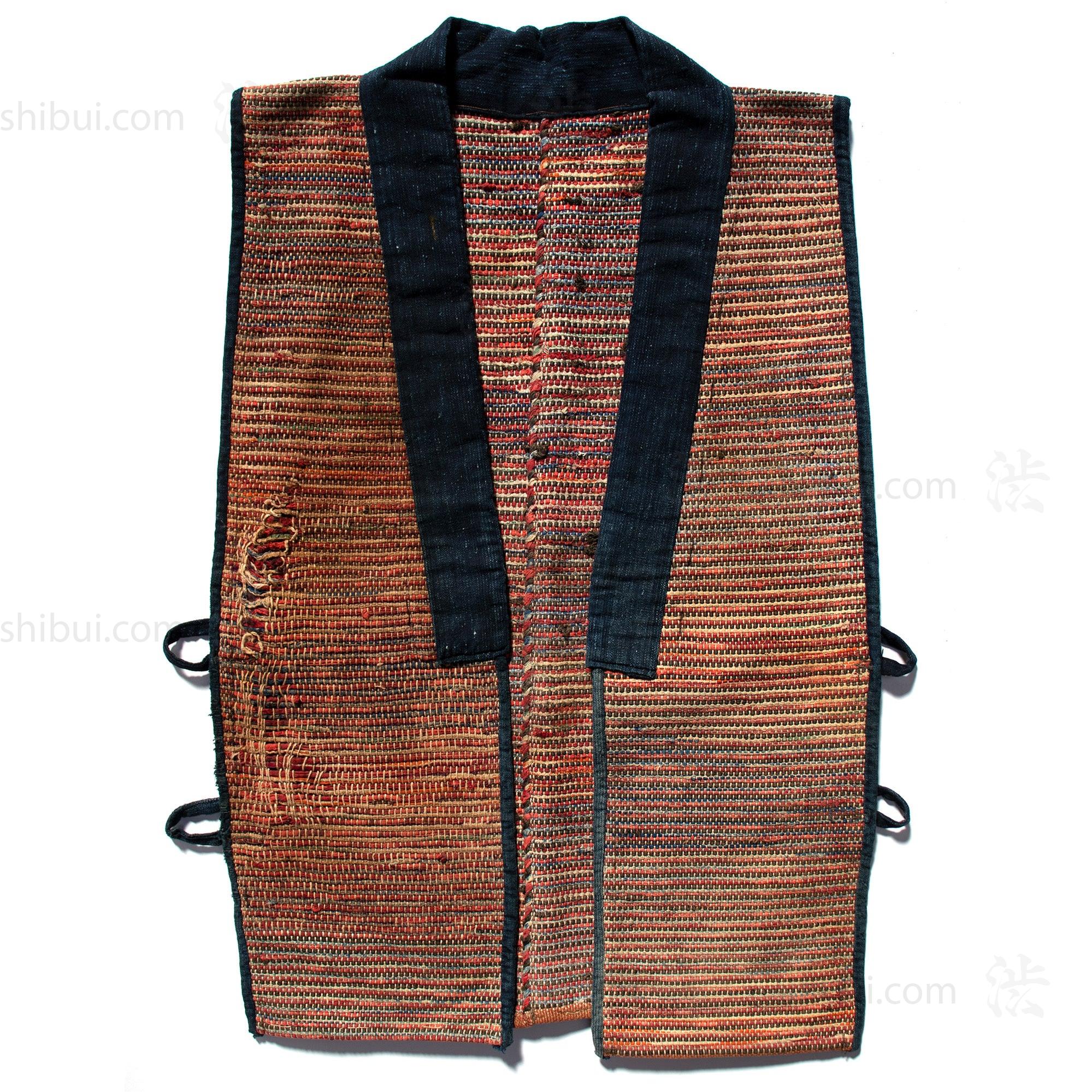 Sakiori Farmer's Vest | Japanese Folk Textile Upcycling