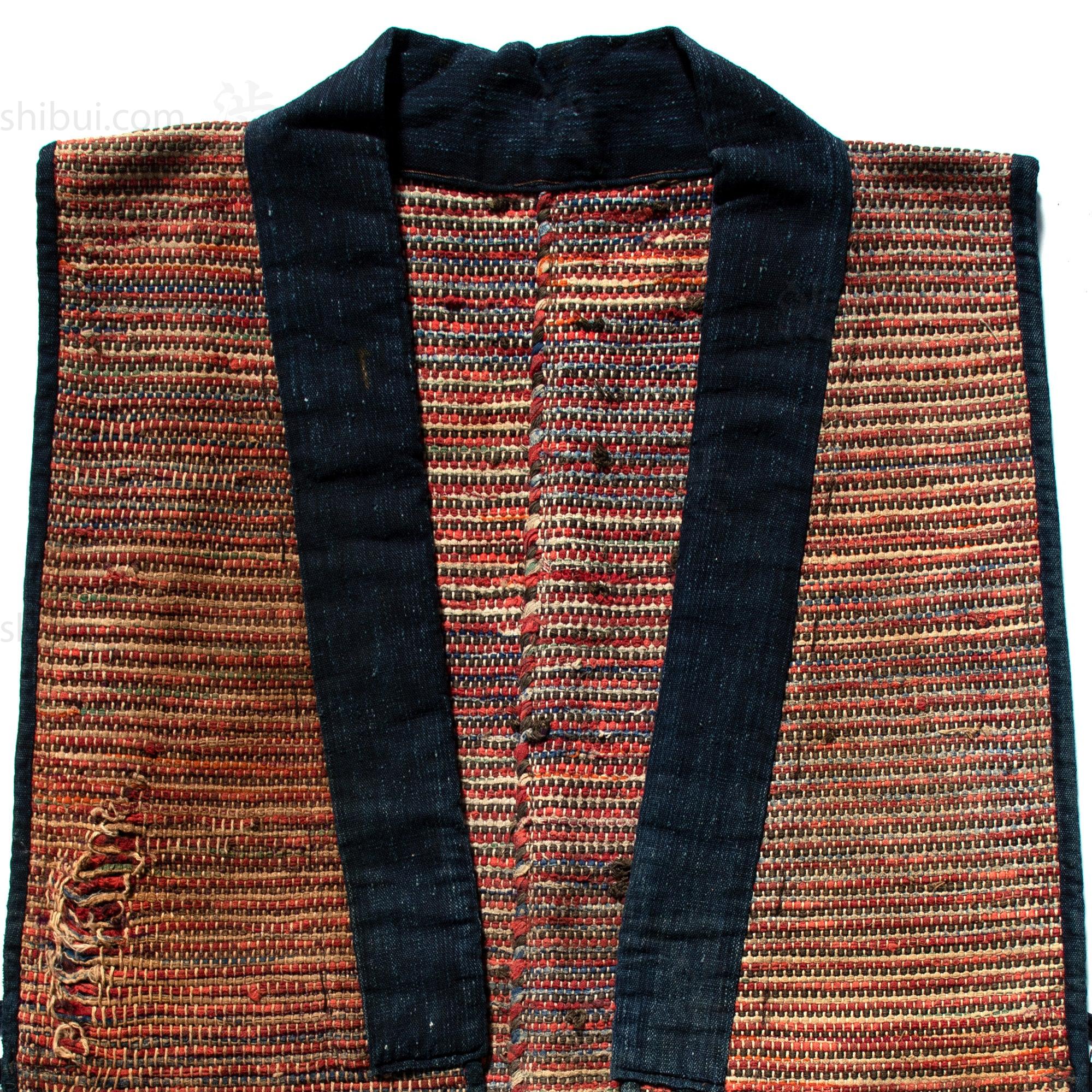Sakiori Farmer's Vest | Japanese Folk Textile Upcycling