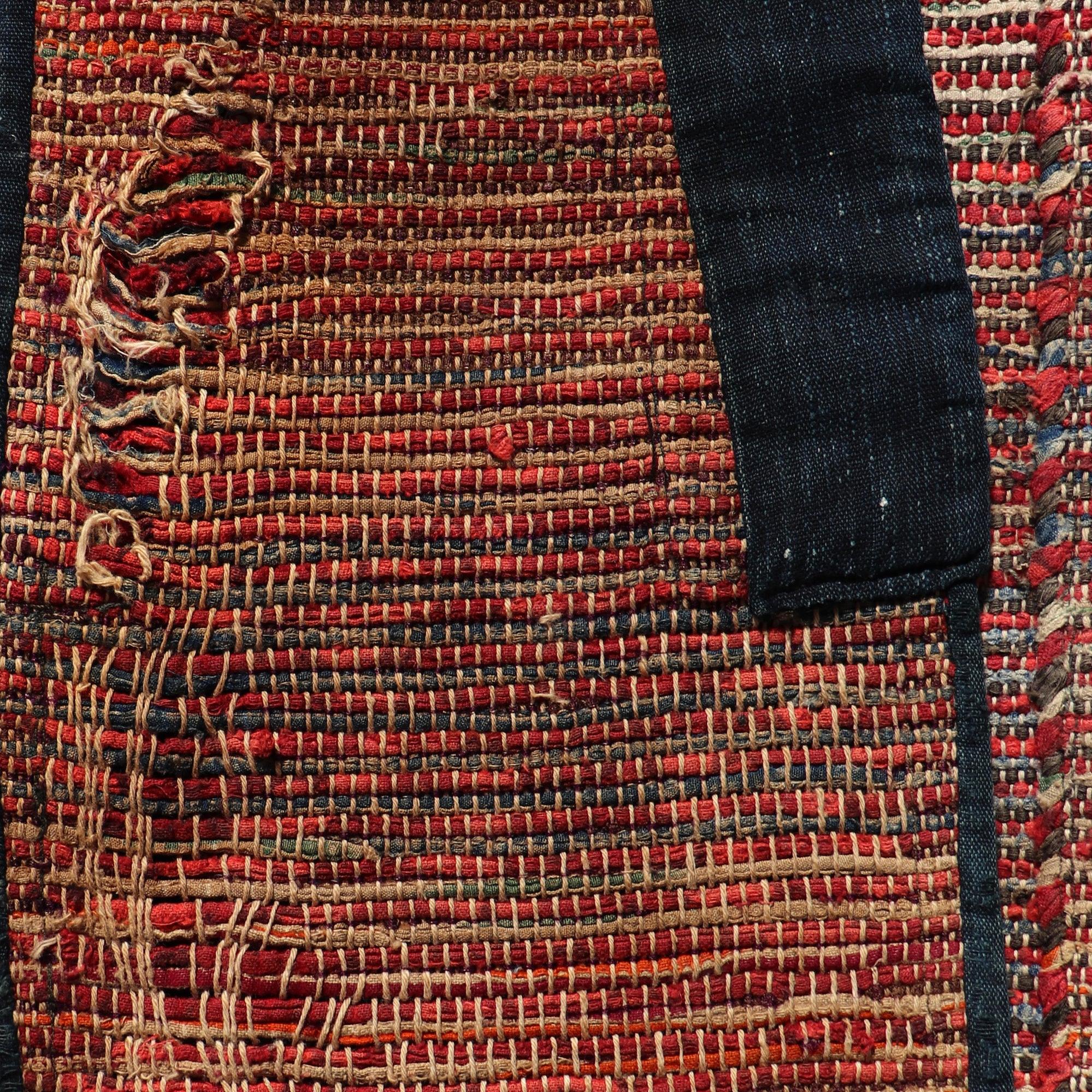 Sakiori Farmer's Vest | Japanese Folk Textile Upcycling