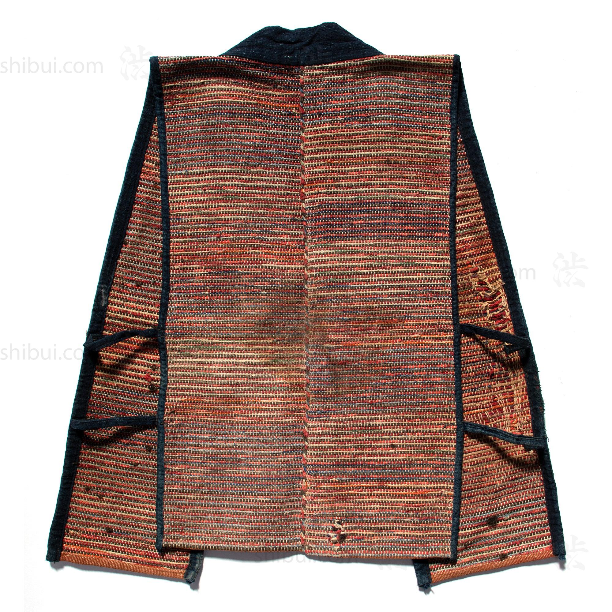 Sakiori Farmer's Vest | Japanese Folk Textile Upcycling