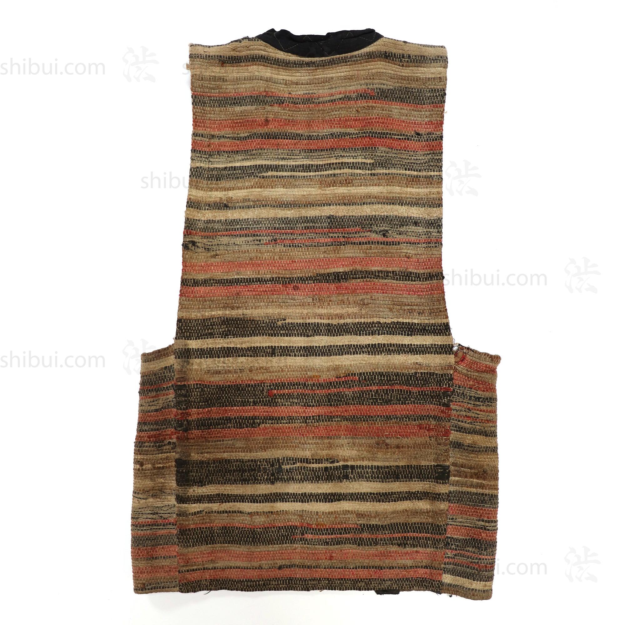 Sakiori Farmer's Vest | Japanese Folk Textile Upcycling