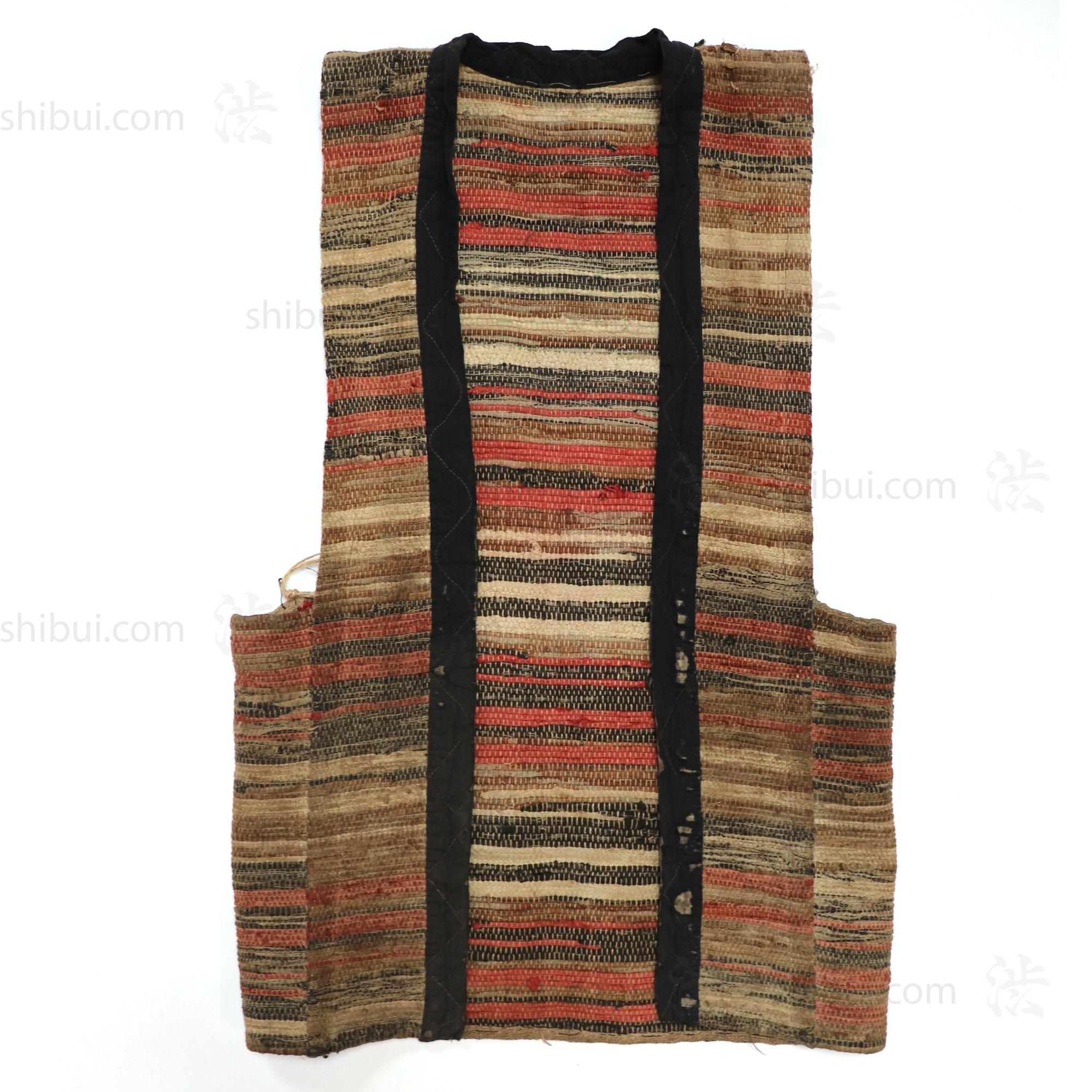 Sakiori Farmer's Vest | Japanese Folk Textile Upcycling
