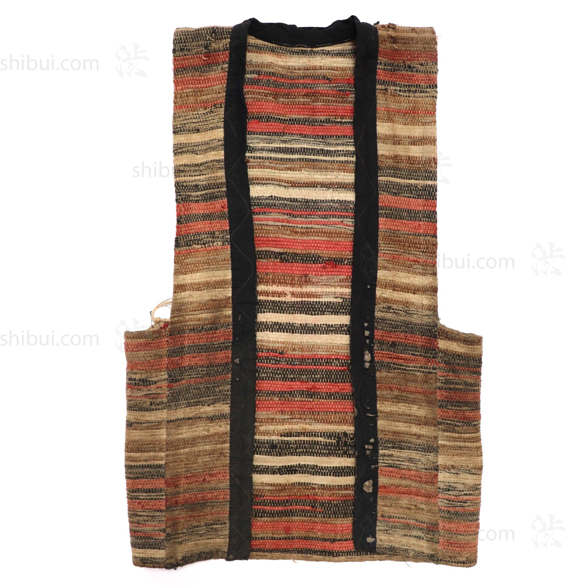 Sakiori Farmer's Vest | Japanese Folk Textile Upcycling