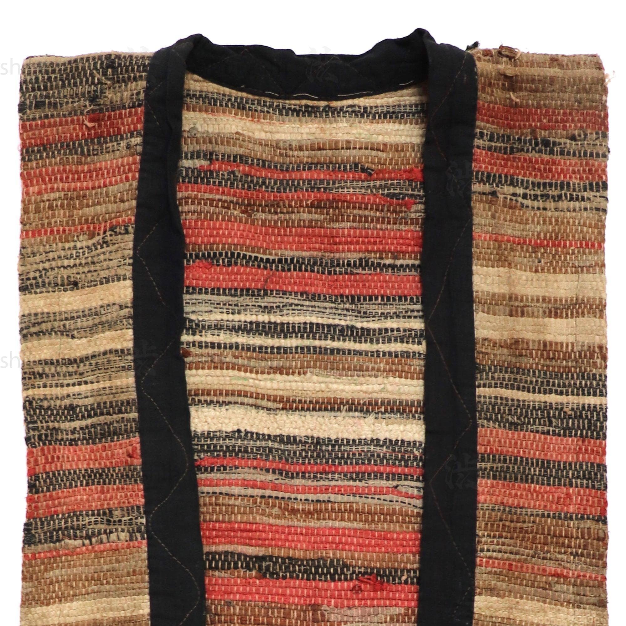 Sakiori Farmer's Vest | Japanese Folk Textile Upcycling