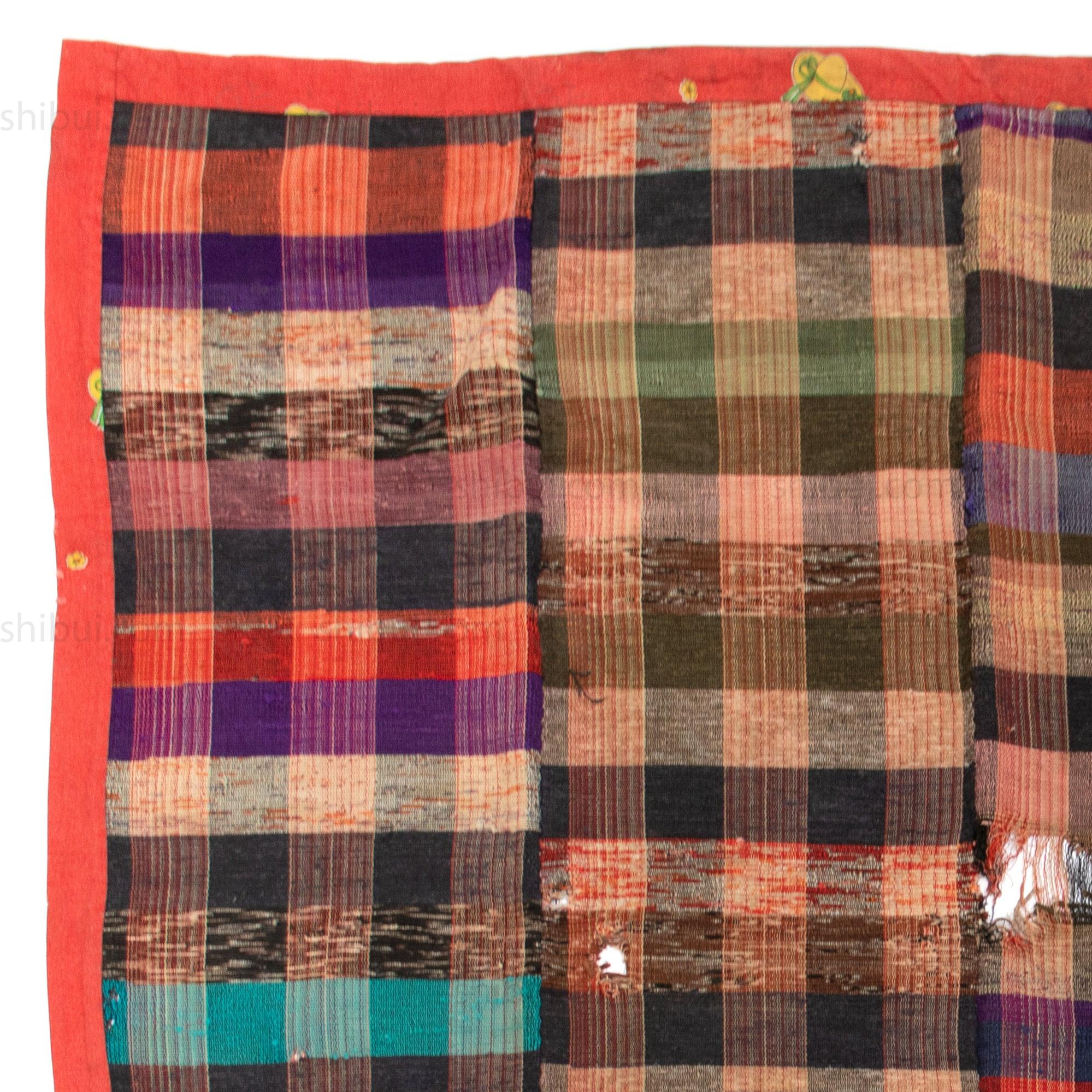 Sakiori Blanket |  Japanese Ragweave Folk Textile Recycling