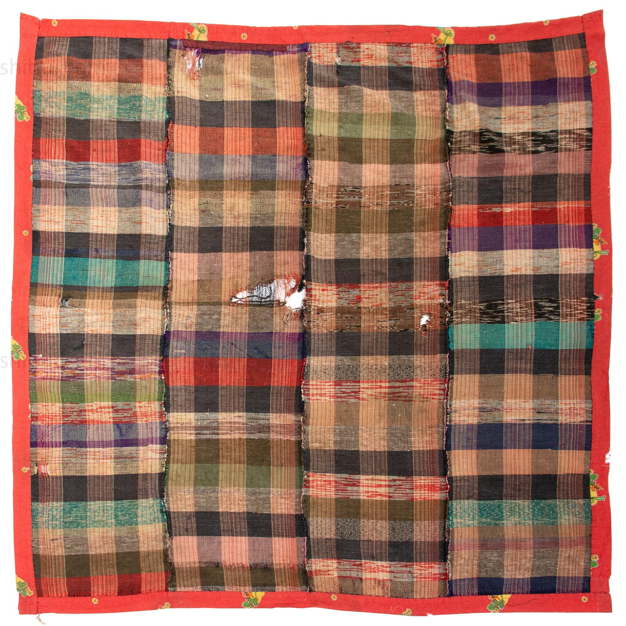 Sakiori Blanket |  Japanese Ragweave Folk Textile Recycling