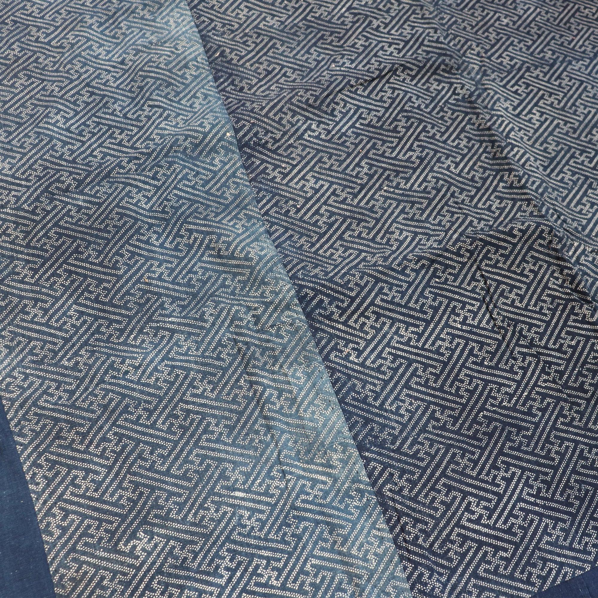 Five-panel Katazome Futonji Quilt Cover