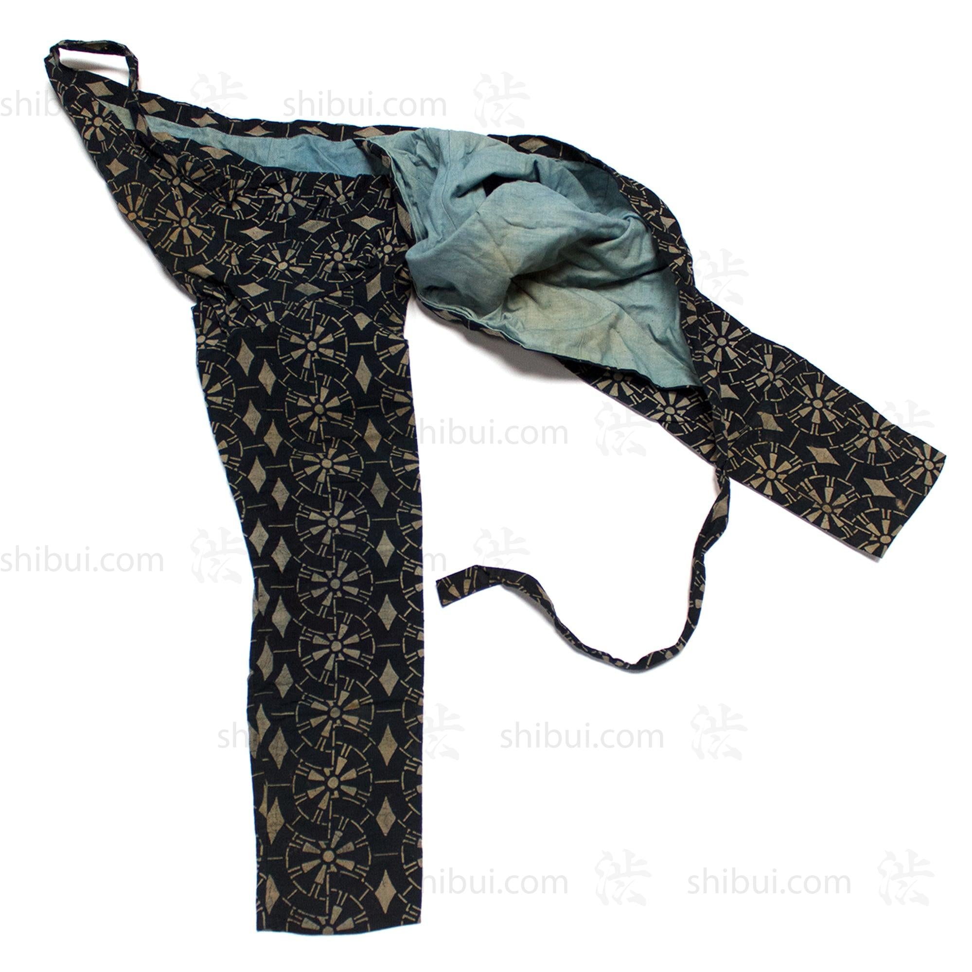 Katazome Fireman's Matahiki Pants Cotton Meiji era