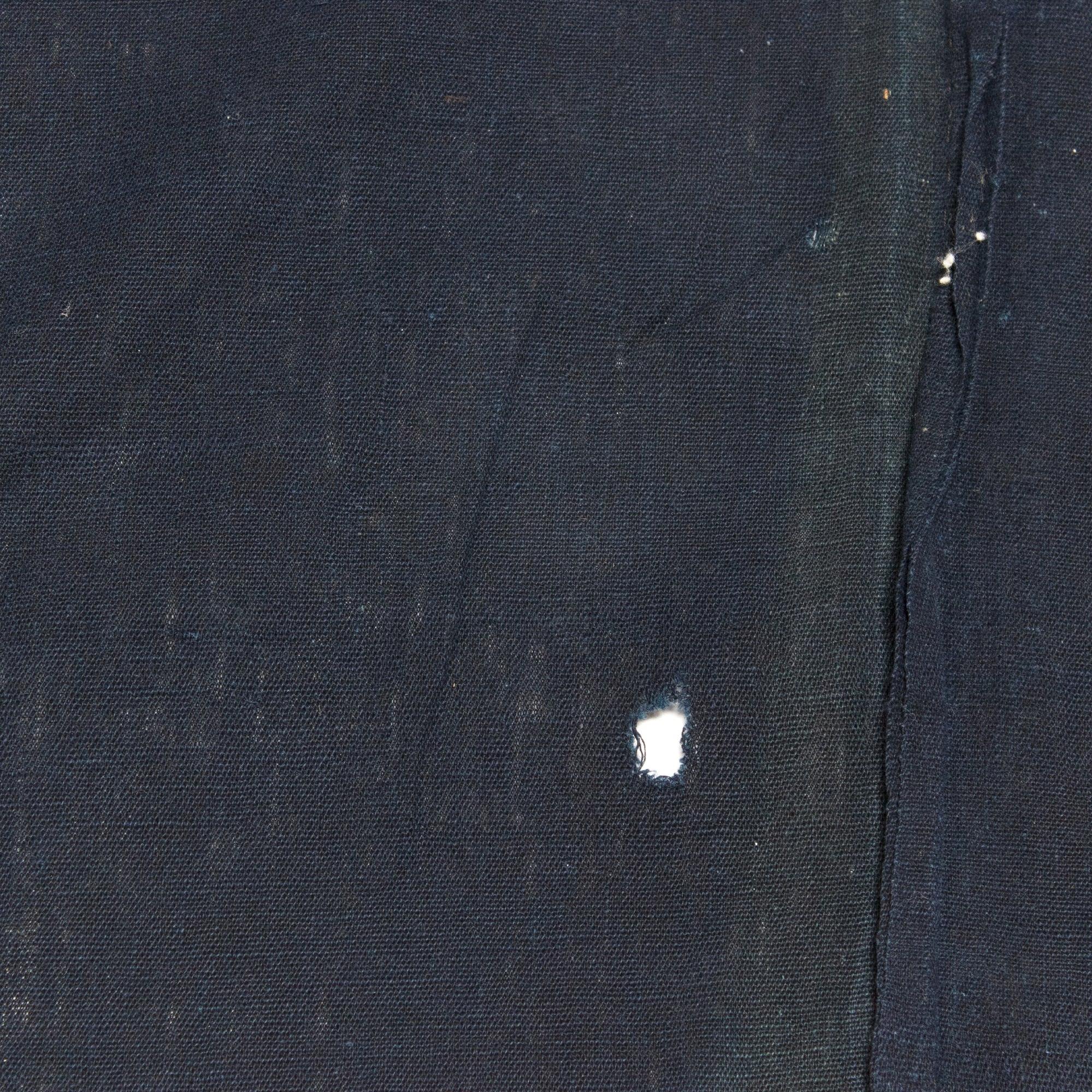 Indigo Tsutsugaki Futonji With Fan Motif