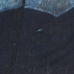 Indigo Tsutsugaki Futonji With Fan Motif