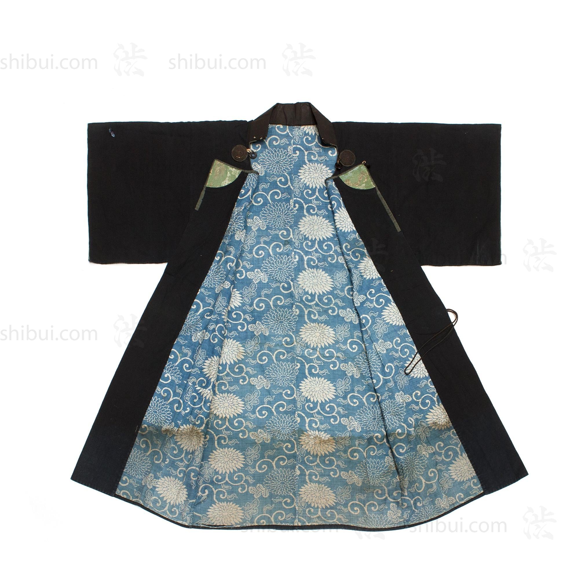 Dochugi Traveling Coat with Katazome Interior