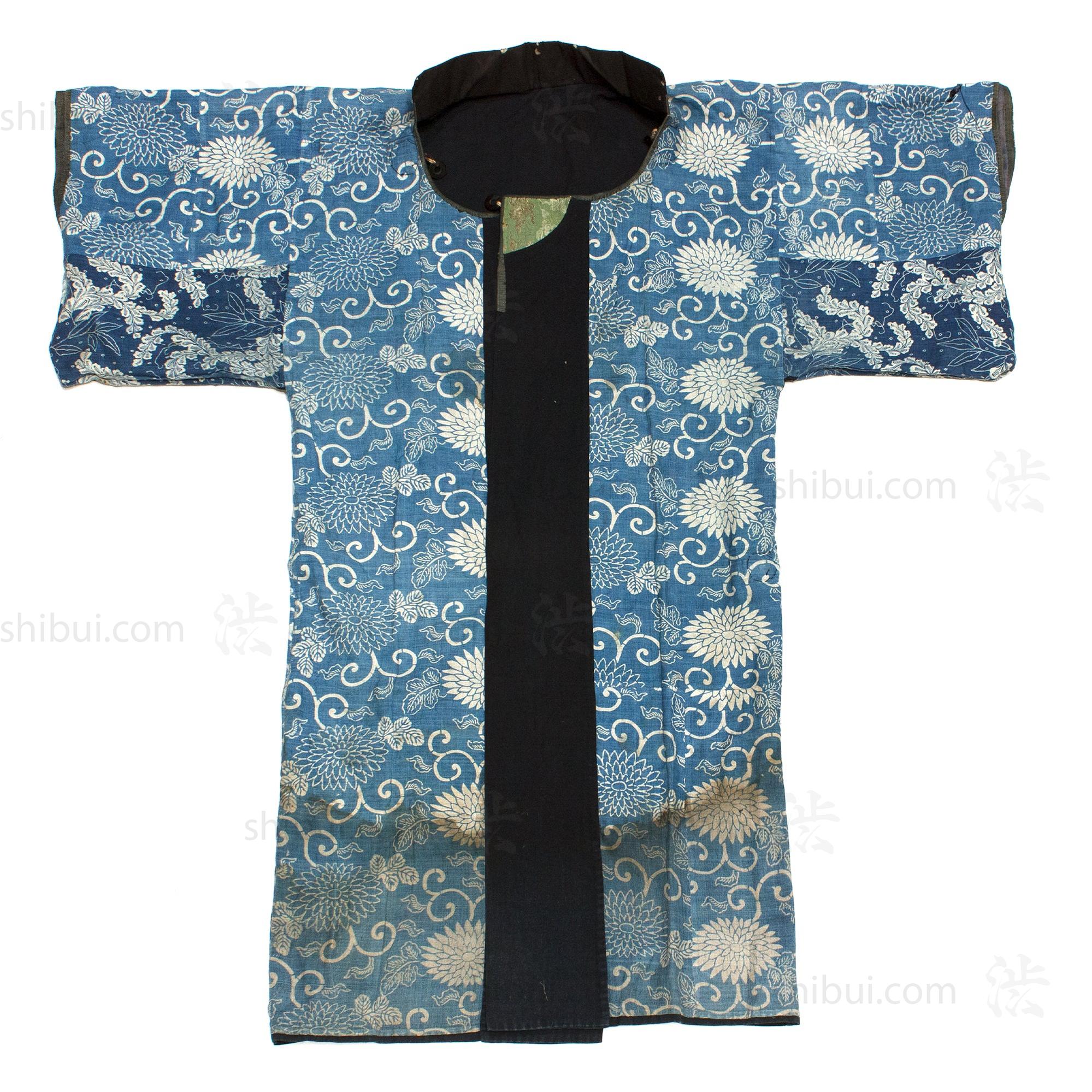 Dochugi Traveling Coat with Katazome Interior