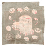 Japanese Kai-Awase Indigo Tsutsugaki Furoshiki