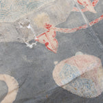 Japanese Kai-Awase Indigo Tsutsugaki Furoshiki