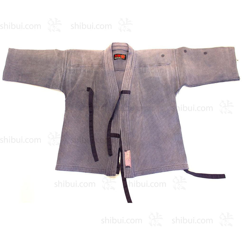 Kendo Jacket with Sashiko-Style Stitching