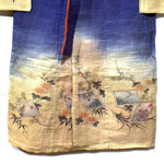 Meiji Era Girl's Formal Linen Summer Kimono