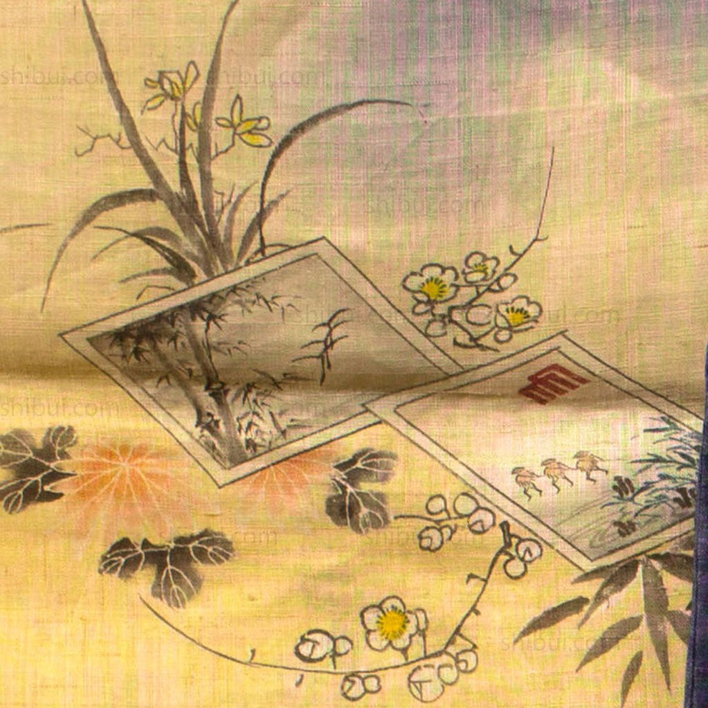 Girl's Formal Summer Japanese Antique Kimono