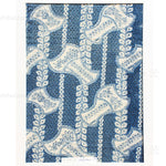 Katazome Fragment with Wisteria Motif