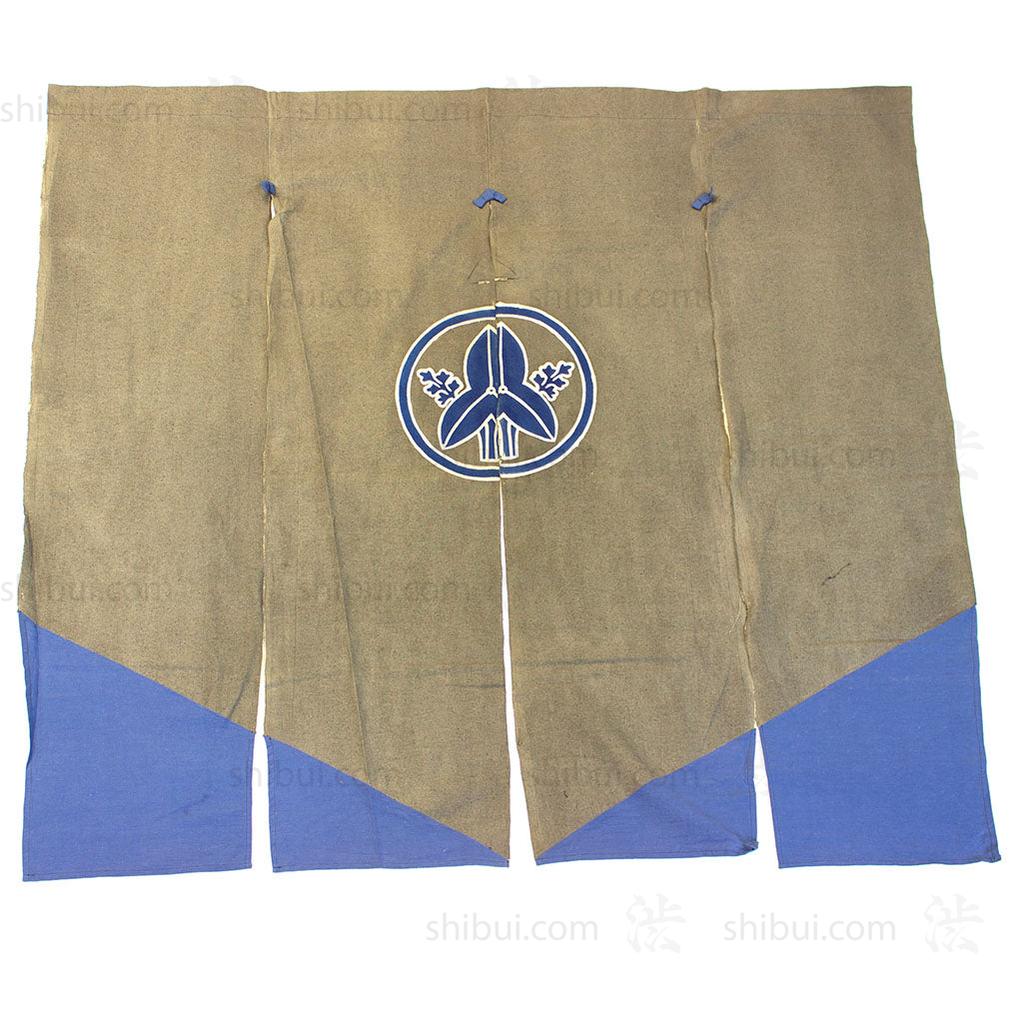 Noren Door Curtain wth Mon - Family Crest
