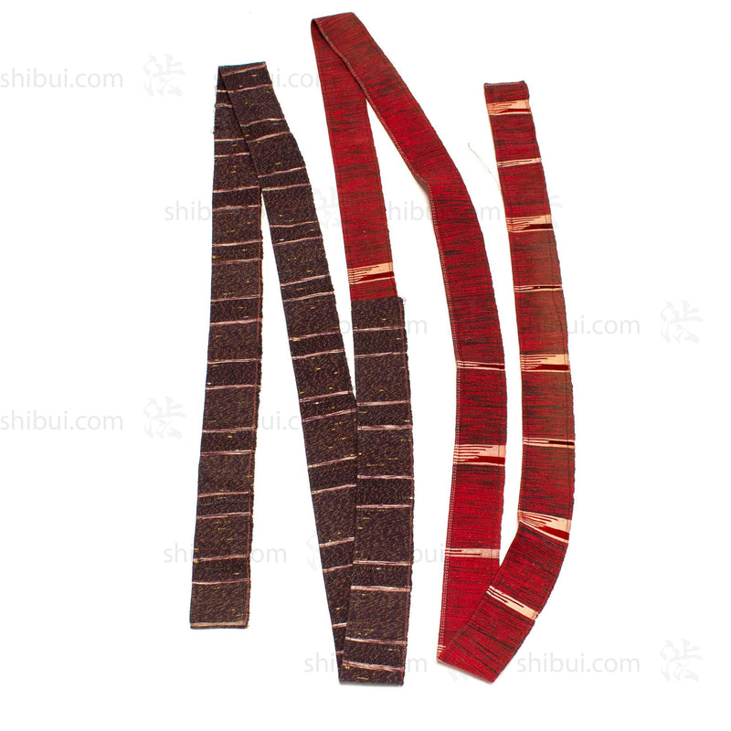 Sakiori Obi | Japanese Upcycle Silk Rag Weave Belt