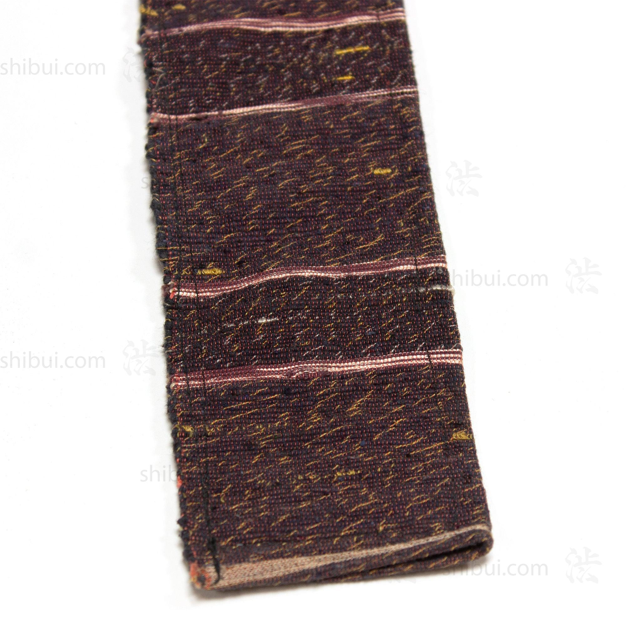 Sakiori Obi | Japanese Upcycle Silk Rag Weave Belt