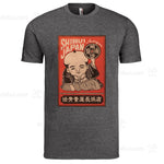 Heather Dark Gray "Fukusuke" Matchbox Cover T-Shirt