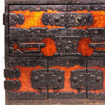 Japanese Antique Furniture Sea Chest from Sado Island