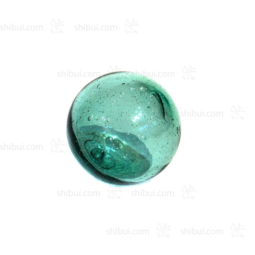 Set of 50 Japanese Antique Glass Floats | 4" Diameter | Hand Blown Glass | Blue and Green Tones