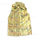 Hakama - Gold, Floral &  Brick Pattern