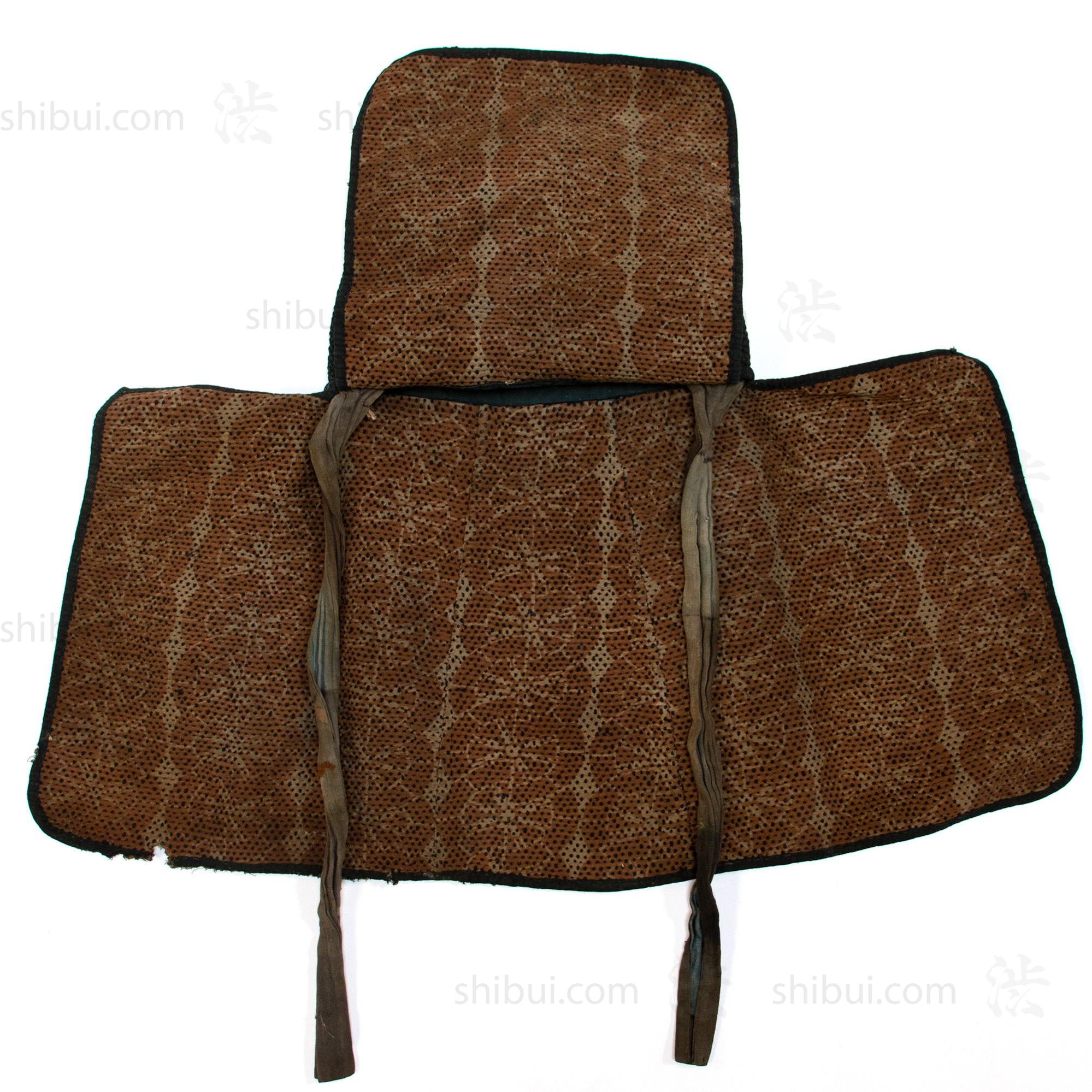 Sashiko Fireman's Hat with Water Wheel Motif