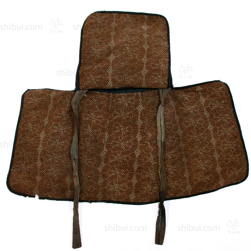 Sashiko Fireman's Hat with Water Wheel Motif