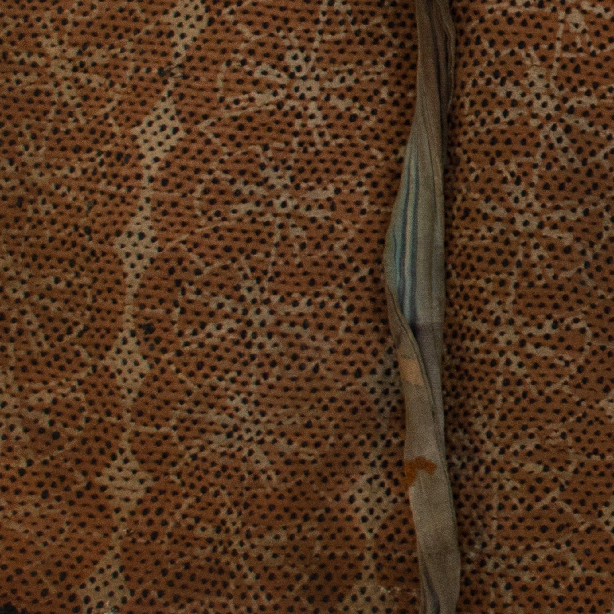 Sashiko Fireman's Hat with Water Wheel Motif