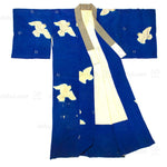 19th Century Hand Sewn Kimono with Pigeons
