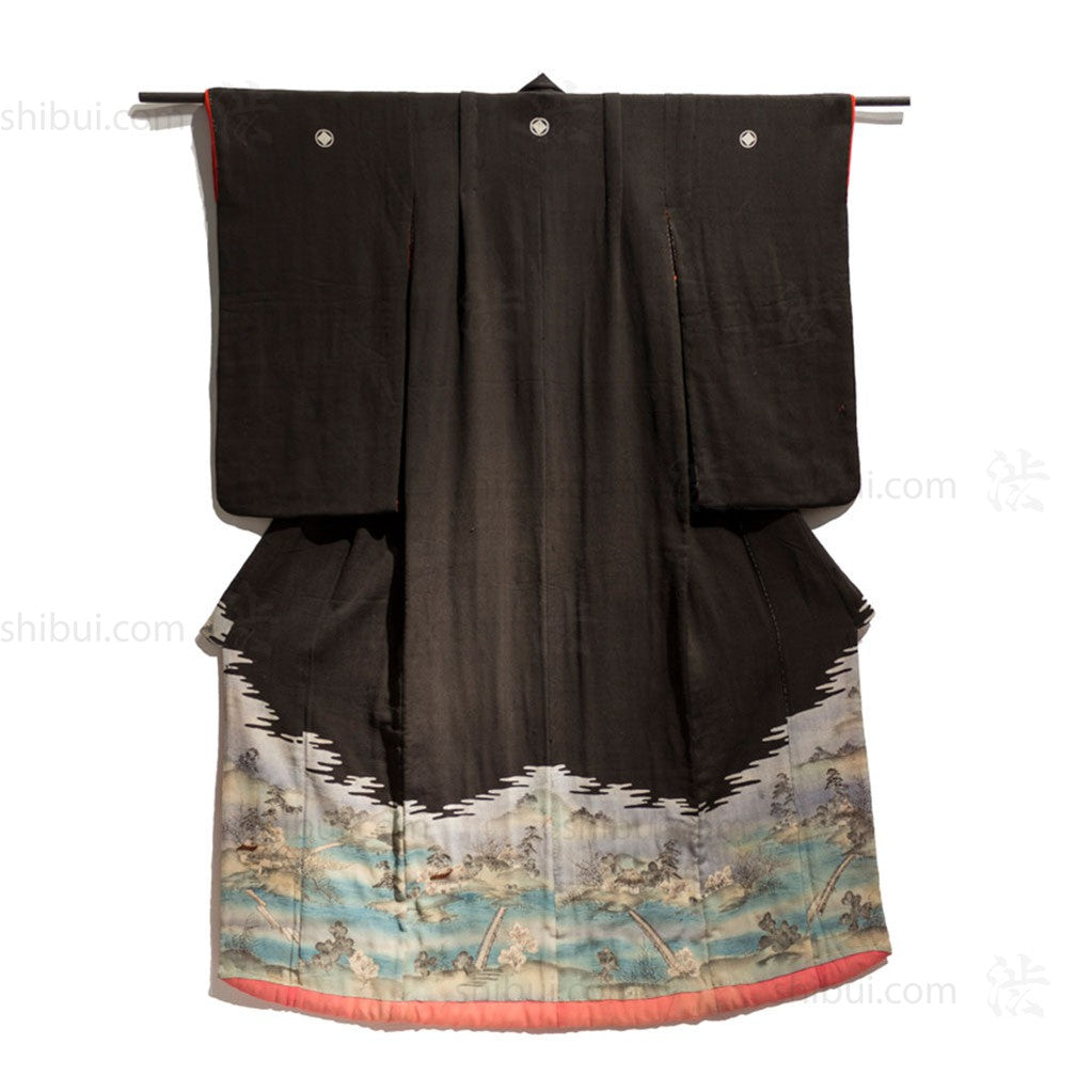 Meiji Era Tomesode - Married Woman's Formal Kimono