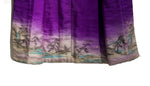 opened kimono from the back showing full nature scene