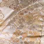 Brocade Uchikake: Gold/red lining