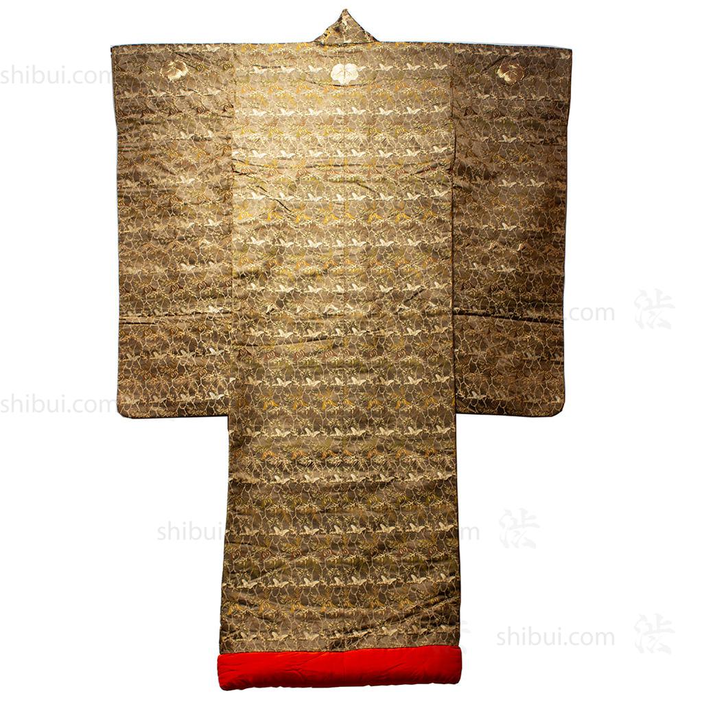Meiji Era Embroidered Uchikake Japanese Antique Kimono