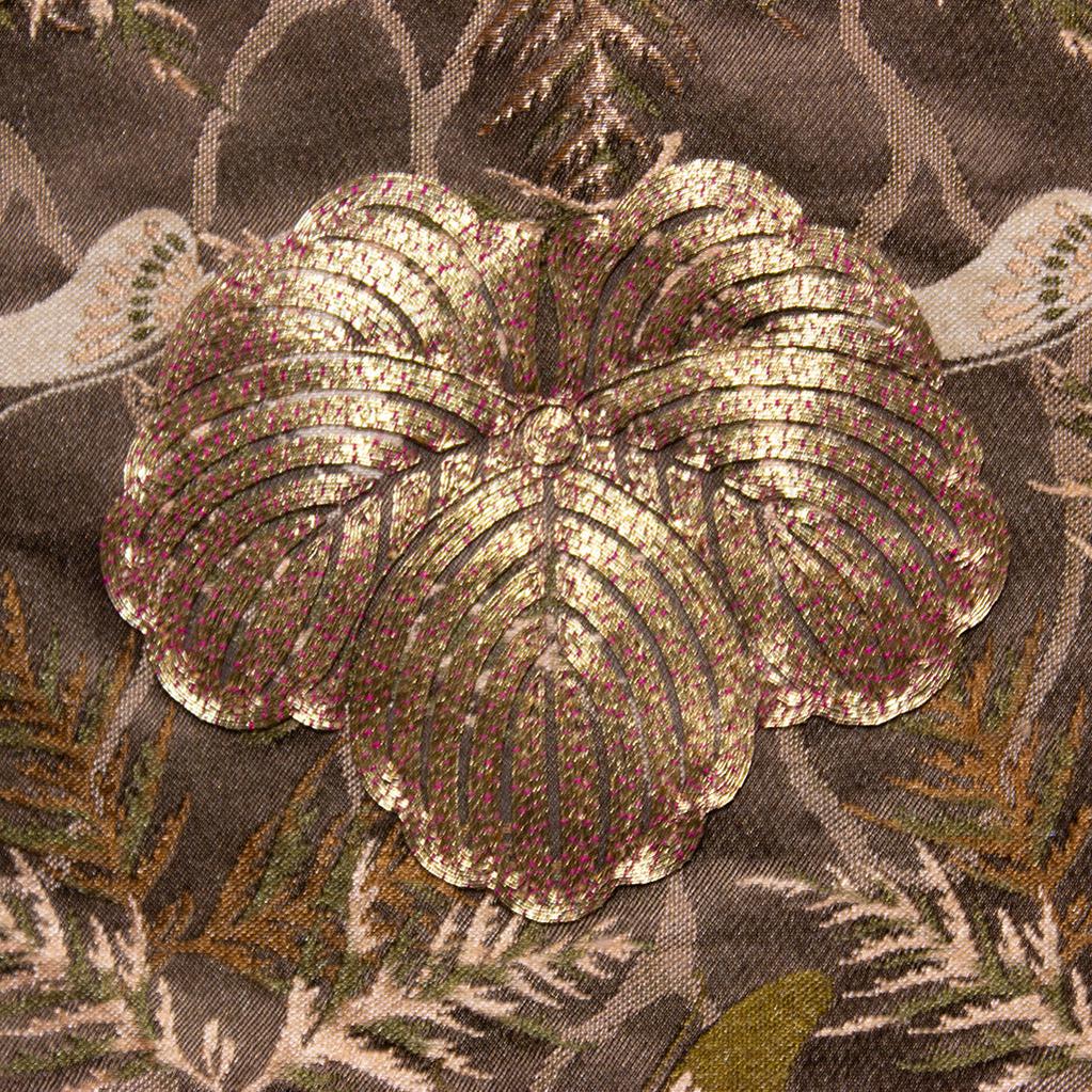 Meiji Era Brocade Uchikake Japanese Antique Kimono