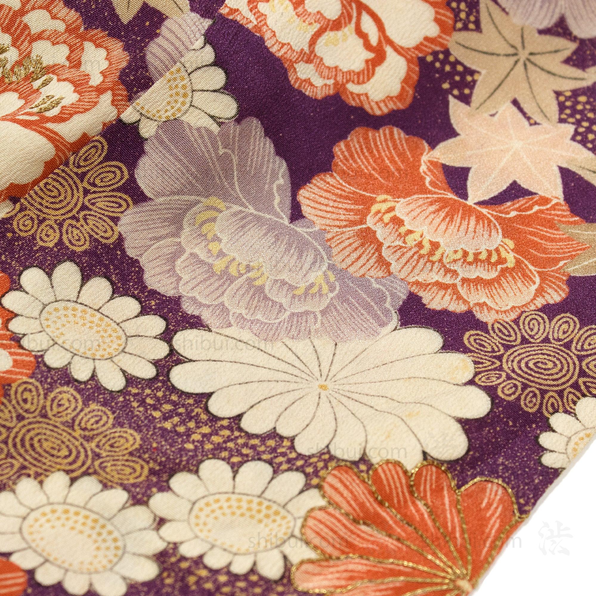 Beautifully Hand Embroidered Furisode Kimono