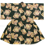 1930's Mens Vintage Juban with Fairy Tale Motif