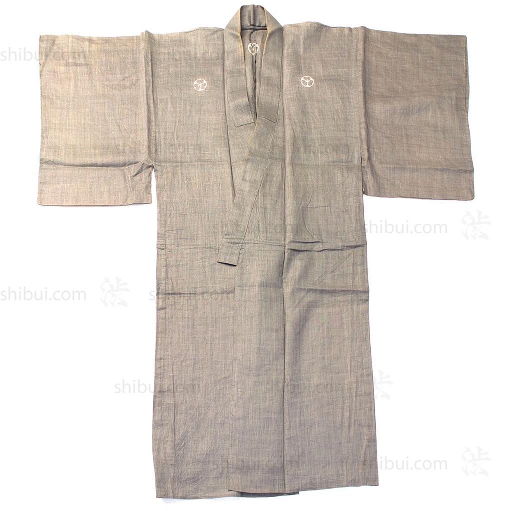 Grey Mens Asa Kimono