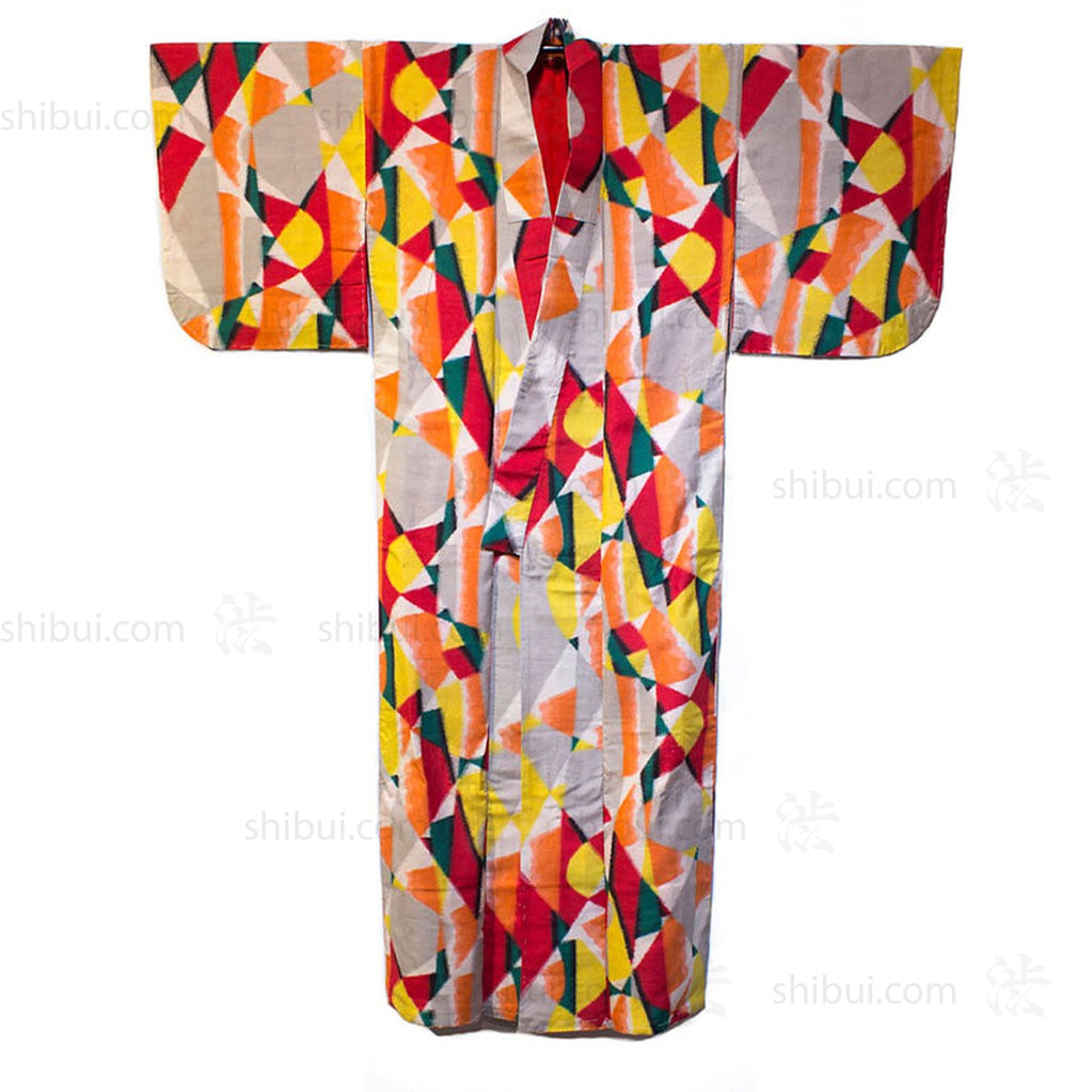 Vintage Silk Meisen Kimono