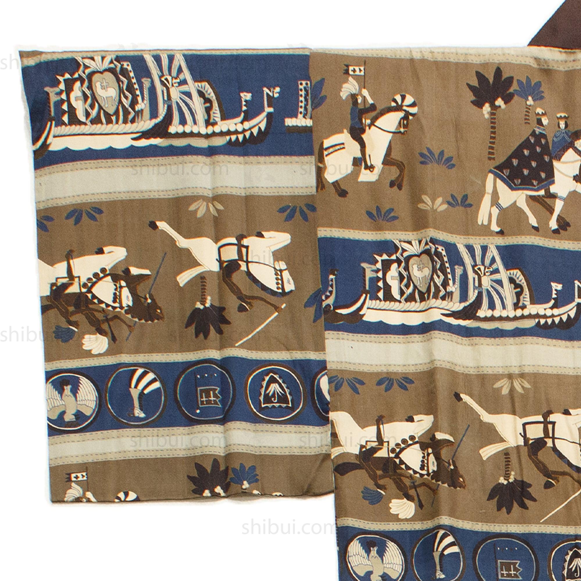 Art Deco -  Early 20th Century Men's Juban Under Kimono