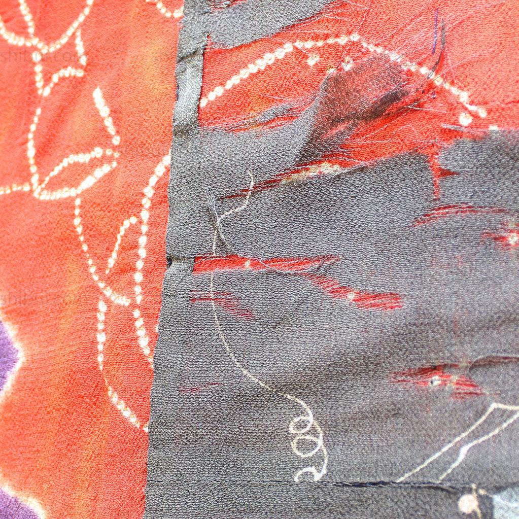 Han Juban Yosegire Chirimen Kimono